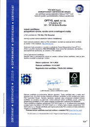 Certifikát FSC_CZ